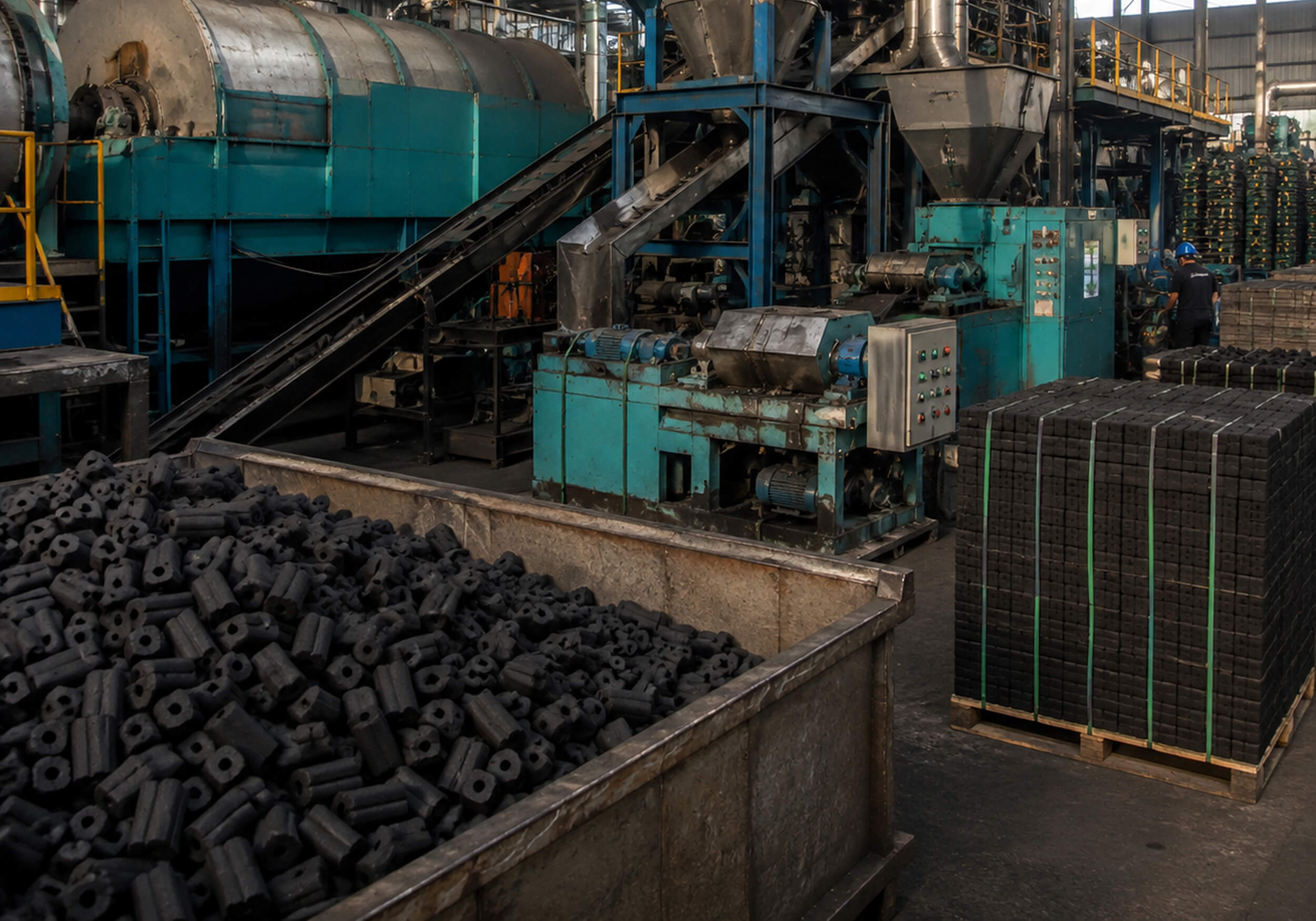 Coconut Charcoal Briquettes